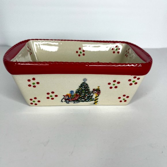 Mini 12oz Temptations by Tara Holiday Loaf Pan without lid - Picture 6 of 9